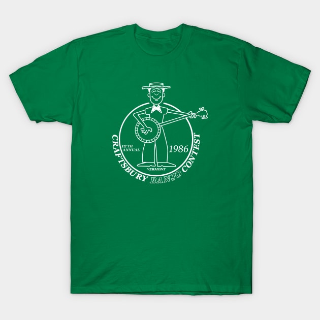 Craftsbury Banjo Contest T-Shirt by GeekGiftGallery